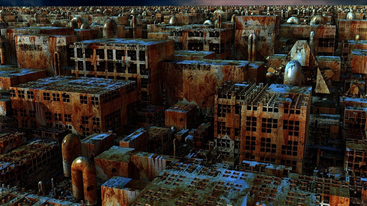 A desolated city