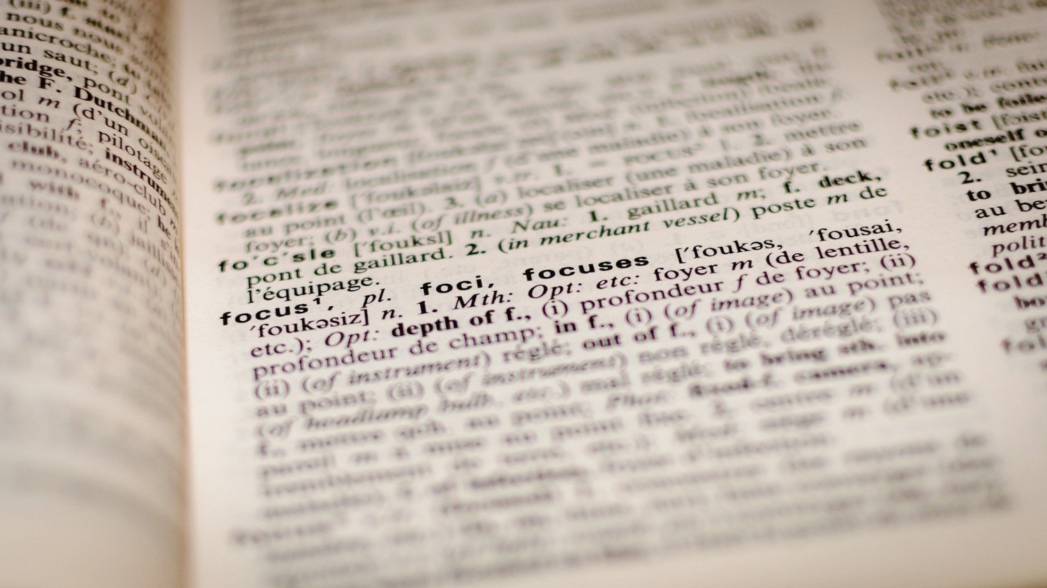 Picture of a dictionary