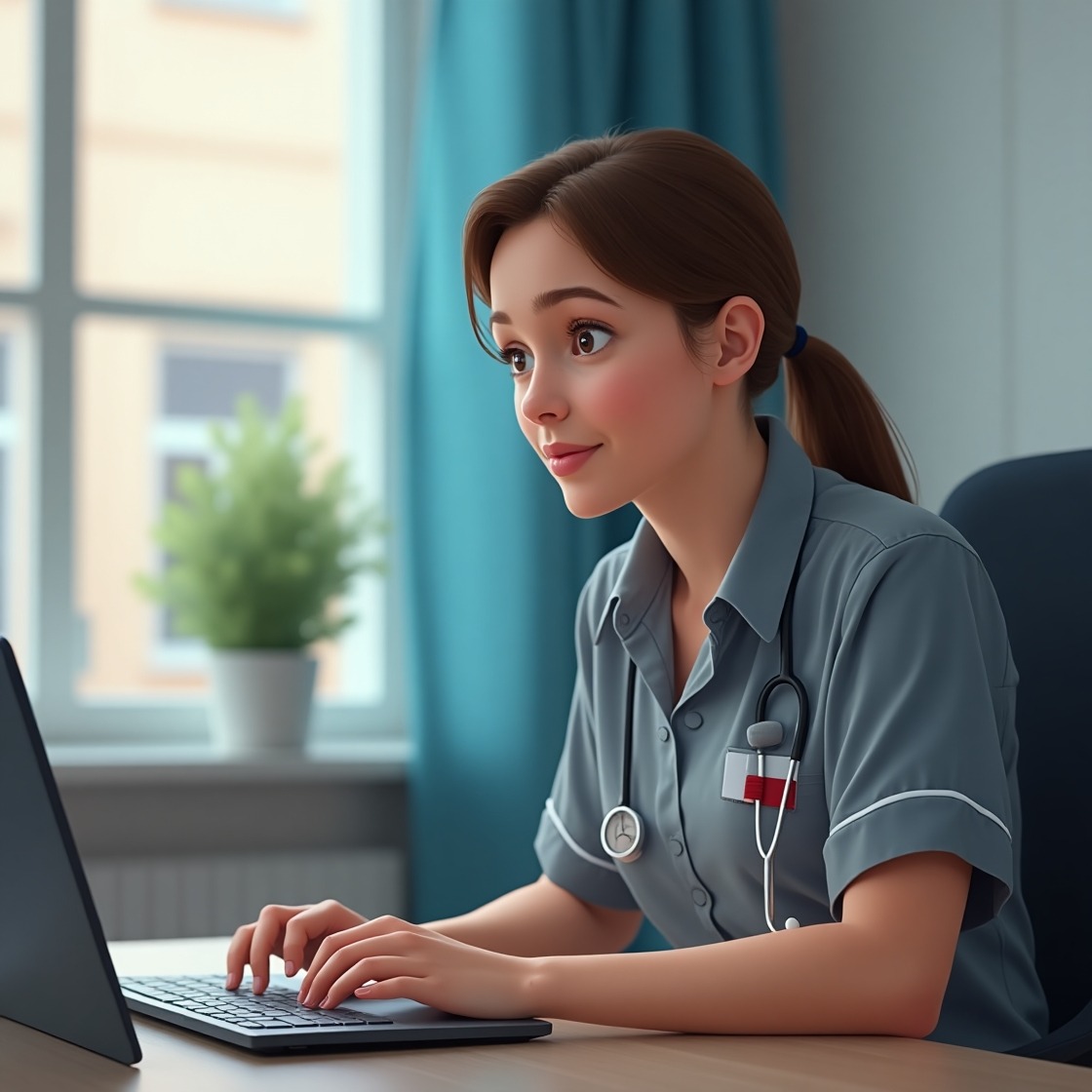 Homme avec sarot de scientifique tenant un microscope.