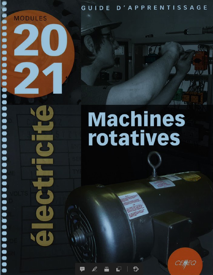Compétence 21 - Machines rotatives à courant alternatif triphasé  (L.D.)